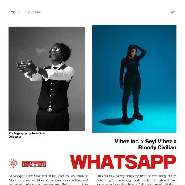 Seyi Vibez - WhatsApp (feat. Bloody Civilian)